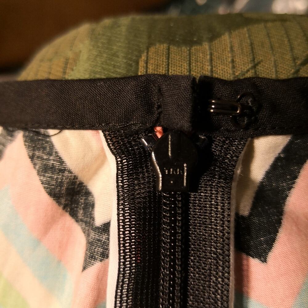 Tibi Multicolor Chevron Print A-Line Mini Skirt 2… - image 7